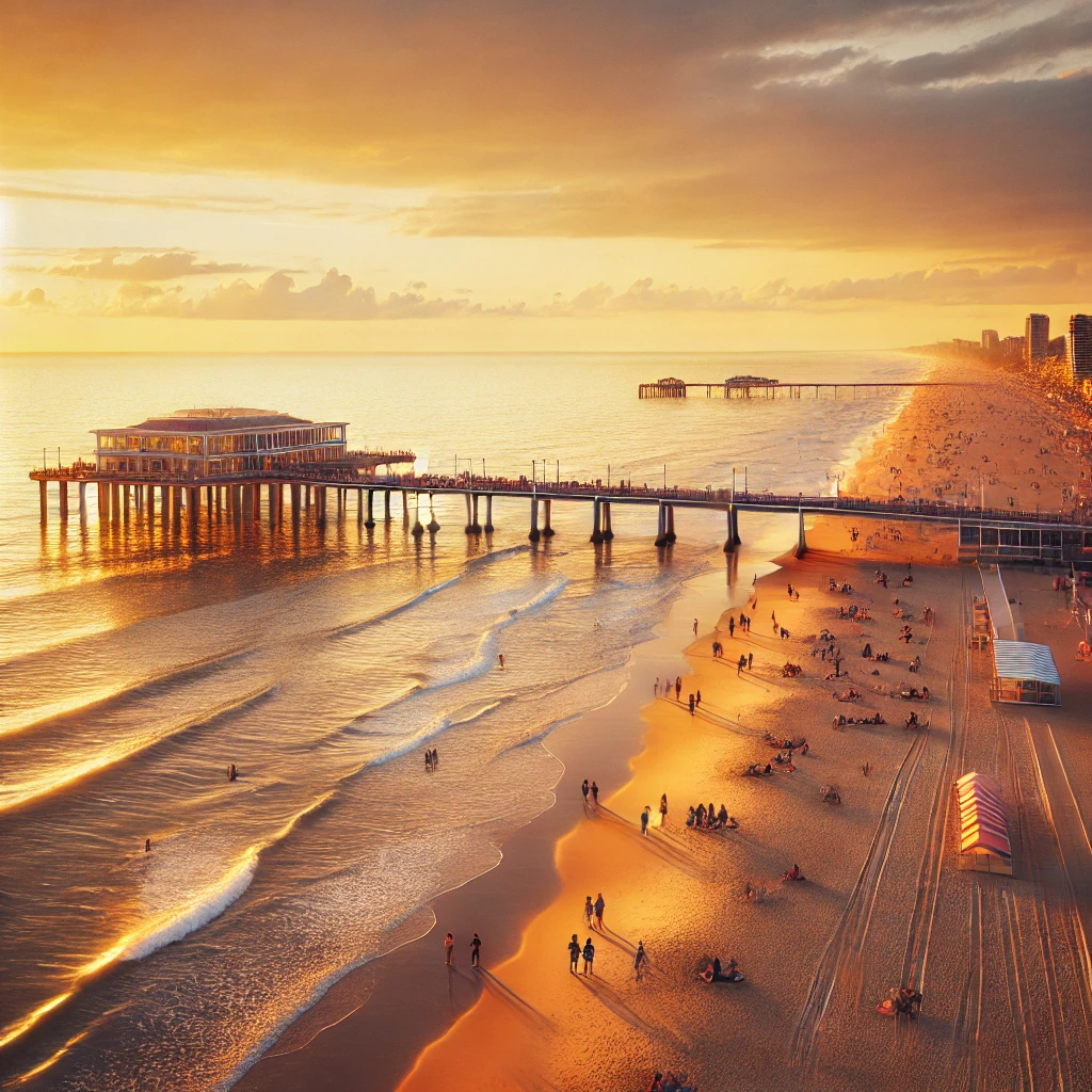 オランダのスケベニンゲンで笑いと冒険