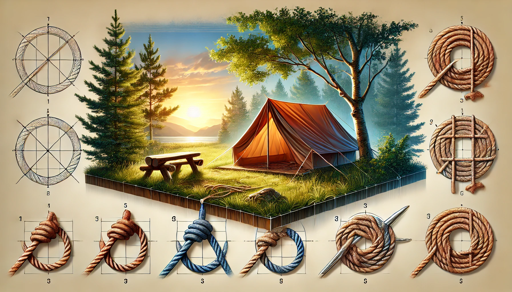 どこでも使える！基礎から学ぶロープワーク