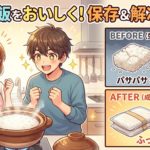 冷凍ご飯の解凍がまずい原因は？ベチャつき・パサつきを防ぐ保存と温めのコツ